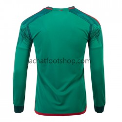 Maillot Mexique Domicile Tenue pour Homme Coupe du Monde 2022 Manche Longue