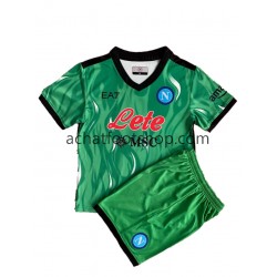 Maillot Naples Gardien Domicile Tenue pour Enfant 2021-2022 Manche Courte