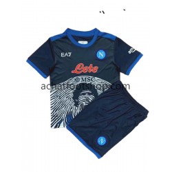 Maillot Naples Special 2 Domicile Tenue pour Enfant 2021-2022 Manche Courte