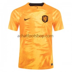 Maillot Pays-Bas Domicile Tenue pour Homme Coupe du Monde 2022 Manche Courte Maillot Pays-Bas Domicile Tenue pour Homme Coupe du Monde 2022 Manche Courte