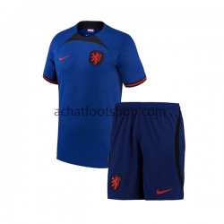 Maillot Pays-Bas Extérieur Tenue pour Enfant Coupe du Monde 2022 Manche Courte Maillot Pays-Bas Extérieur Tenue pour Enfant Coupe du Monde 2022 Manche Courte