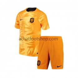 Maillot Pays-Bas Domicile Tenue pour Enfant Coupe du Monde 2022 Manche Courte Maillot Pays-Bas Domicile Tenue pour Enfant Coupe du Monde 2022 Manche Courte