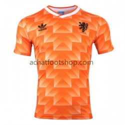 Maillot Pays-Bas Rétro Domicile Tenue pour Homme 1988 Manche Courte Maillot Pays-Bas Rétro Domicile Tenue pour Homme 1988 Manche Courte