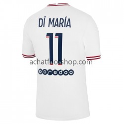 Maillot Paris Saint-Germain Di Maria 11 4ème Tenue pour Homme 2021-2022 Manche Courte