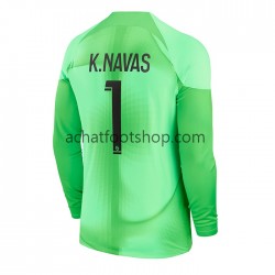 Maillot Paris Saint-Germain K.Navas 1 Gardien Domicile Tenue pour Homme 2022-2023 Manche Longue
