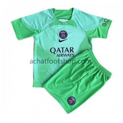 Maillot Paris Saint-Germain Gardien Domicile Tenue pour Enfant 2022-2023 Manche Courte
