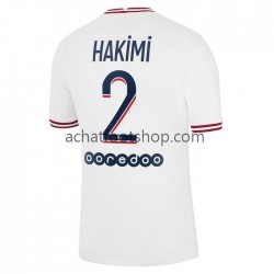 Maillot Paris Saint-Germain Hakimi 2 4ème Tenue pour Homme 2021-2022 Manche Courte