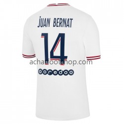 Maillot Paris Saint-Germain Juan Bernat 14 4ème Tenue pour Homme 2021-2022 Manche Courte