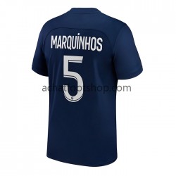 Maillot Paris Saint-Germain Marquinhos 5 Domicile Tenue pour Homme 2022-2023 Manche Courte