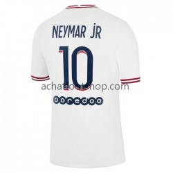 Maillot Paris Saint-Germain Neymar Jr 10 4ème Tenue pour Homme 2021-2022 Manche Courte