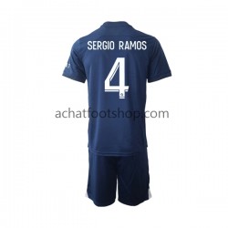Maillot Paris Saint-Germain Sergio Ramos 4 Domicile Tenue pour Enfant 2022-2023 Manche Courte Maillot Paris Saint-Germain Sergio Ramos 4 Domicile Tenue pour Enfant 2022-2023 Manche Courte