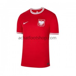 Maillot Pologne Extérieur Tenue pour Homme Coupe du Monde 2022 Manche Courte