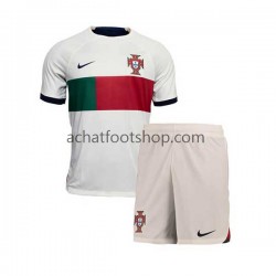 Maillot Portugal Extérieur Tenue pour Enfant Coupe du Monde 2022 Manche Courte Maillot Portugal Extérieur Tenue pour Enfant Coupe du Monde 2022 Manche Courte