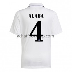 Maillot Real Madrid Alaba 4 Domicile Tenue pour Homme 2022-2023 Manche Courte
