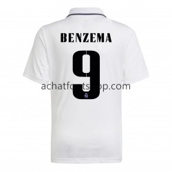 Maillot Real Madrid Benzema 9 Domicile Tenue pour Homme 2022-2023 Manche Courte