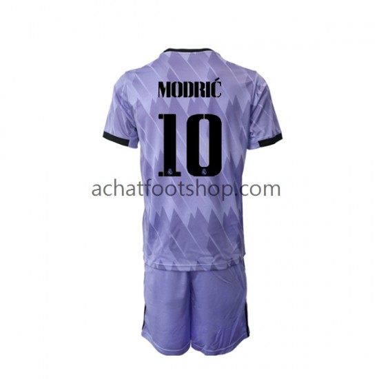 Maillot Real Madrid Modrić Luka 10 Extérieur Tenue pour Enfant 2022-2023 Manche Courte Maillot Real Madrid Modrić Luka 10 Extérieur Tenue pour Enfant 2022-2023 Manche Courte