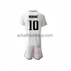 Maillot Real Madrid Modrić Luka 10 Domicile Tenue pour Enfant 2022-2023 Manche Courte