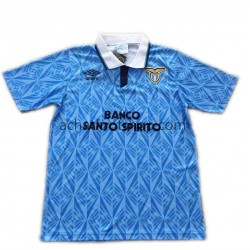 Maillot SS Lazio Rétro Domicile Tenue pour Homme 1991 Manche Courte