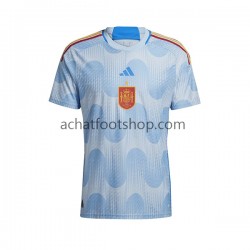 Maillot Espagne Extérieur Tenue pour Homme Coupe du Monde 2022 Manche Courte