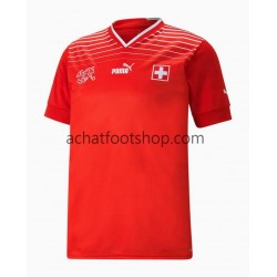 Maillot Suisse Domicile Tenue pour Homme Coupe du Monde 2022 Manche Courte Maillot Suisse Domicile Tenue pour Homme Coupe du Monde 2022 Manche Courte
