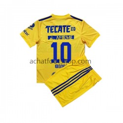 Maillot Tigres UANL Andre-Pierre Gignac 10 Domicile Tenue pour Enfant 2022-2023 Manche Courte
