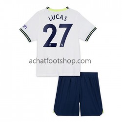 Maillot Tottenham Hotspur Lucas Moura 27 Domicile Tenue pour Enfant 2022-2023 Manche Courte