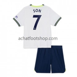 Maillot Tottenham Hotspur Son Heung-min 7 Domicile Tenue pour Enfant 2022-2023 Manche Courte