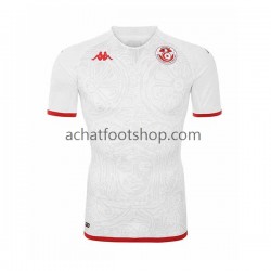 Maillot Tunisie Extérieur Tenue pour Homme Coupe du Monde 2022 Manche Courte
