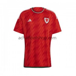 Maillot Pays de Galles Domicile Tenue pour Homme Coupe du Monde 2022 Manche Courte