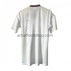 Maillot West Ham United Rétro Extérieur Tenue pour Homme 1989-1990 Manche Courte