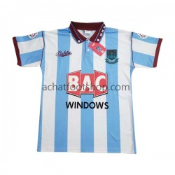 Maillot West Ham United Rétro Extérieur Tenue pour Homme 1991-1992 Manche Courte