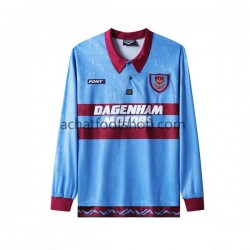 Maillot West Ham United Rétro Domicile Tenue pour Homme 1995-1996 Manche Longue