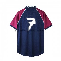 Maillot West Ham United Iron Maiden Rétro Domicile Tenue pour Homme 2002 Manche Courte