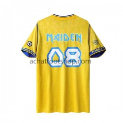 Maillot West Ham United Iron Maiden Rétro Domicile Tenue pour Homme 2008 Manche Courte