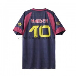 Maillot West Ham United Iron Maiden Rétro Domicile Tenue pour Homme 2010 Manche Courte