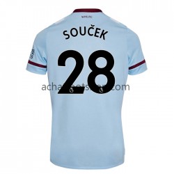 Maillot West Ham United Tomas Soucek 28 Extérieur Tenue pour Homme 2021-2022 Manche Courte