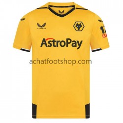 Maillot Wolverhampton Wanderers Domicile Tenue pour Homme 2022-2023 Manche Courte