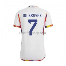 Maillot Belgique De Bruyne 7 Extérieur Tenue pour Homme Coupe du Monde 2022 Manche Courte Maillot Belgique De Bruyne 7 Extérieur Tenue pour Homme Coupe du Monde 2022 Manche Courte