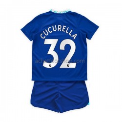 Maillot Chelsea Cucurella 32 Domicile Tenue pour Enfant 2022-2023 Manche Courte Maillot Chelsea Cucurella 32 Domicile Tenue pour Enfant 2022-2023 Manche Courte