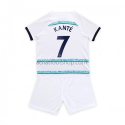 Maillot Chelsea Kante 7 Extérieur Tenue pour Enfant 2022-2023 Manche Courte