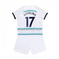 Maillot Chelsea Sterling 17 Extérieur Tenue pour Enfant 2022-2023 Manche Courte