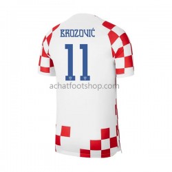 Maillot Croatie Brozovic 11 Domicile Tenue pour Homme Coupe du Monde 2022 Manche Courte Maillot Croatie Brozovic 11 Domicile Tenue pour Homme Coupe du Monde 2022 Manche Courte