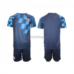 Maillot Croatie Extérieur Tenue pour Enfant Coupe du Monde 2022 Manche Courte Maillot Croatie Extérieur Tenue pour Enfant Coupe du Monde 2022 Manche Courte