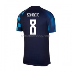 Maillot Croatie Kovacic 8 Extérieur Tenue pour Homme Coupe du Monde 2022 Manche Courte Maillot Croatie Kovacic 8 Extérieur Tenue pour Homme Coupe du Monde 2022 Manche Courte