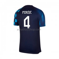 Maillot Croatie Perisic 4 Extérieur Tenue pour Homme Coupe du Monde 2022 Manche Courte Maillot Croatie Perisic 4 Extérieur Tenue pour Homme Coupe du Monde 2022 Manche Courte