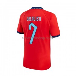 Maillot Angleterre Grealish 7 Extérieur Tenue pour Homme Coupe du Monde 2022 Manche Courte Maillot Angleterre Grealish 7 Extérieur Tenue pour Homme Coupe du Monde 2022 Manche Courte
