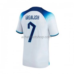 Maillot Angleterre Grealish 7 Domicile Tenue pour Homme Coupe du Monde 2022 Manche Courte Maillot Angleterre Grealish 7 Domicile Tenue pour Homme Coupe du Monde 2022 Manche Courte