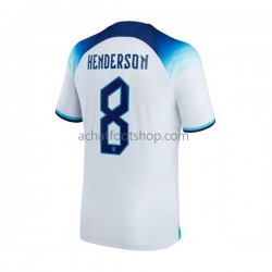 Maillot Angleterre Henderson 8 Domicile Tenue pour Homme Coupe du Monde 2022 Manche Courte Maillot Angleterre Henderson 8 Domicile Tenue pour Homme Coupe du Monde 2022 Manche Courte