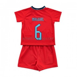 Maillot Angleterre Maguire 6 Extérieur Tenue pour Enfant Coupe du Monde 2022 Manche Courte Maillot Angleterre Maguire 6 Extérieur Tenue pour Enfant Coupe du Monde 2022 Manche Courte