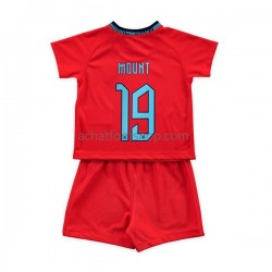 Maillot Angleterre Mount 19 Extérieur Tenue pour Enfant Coupe du Monde 2022 Manche Courte Maillot Angleterre Mount 19 Extérieur Tenue pour Enfant Coupe du Monde 2022 Manche Courte
